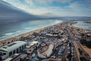 belmont park mission beach san diego arial view